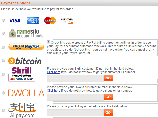 Namesilo注册教程